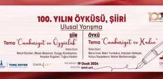 İzmir Büyükşehir Belediyesi Cumhuriyet'in 100. Yılını Öykü ve Şiir Yarışmasıyla Kutluyor