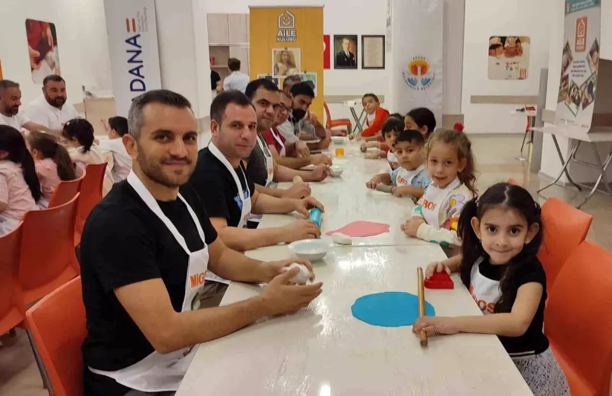 Adana'da Babalar ve Çocuklar Mutfakta Atölyesi Düzenlendi