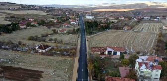 Kayseri Büyükşehir Belediyesi Felahiye-İsabey-Çandır hattında asfalt serimi gerçekleştirdi
