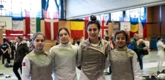 Avrupa Eskrim Konfederasyonu 14 Yaş Altı Circuit Turnuvası'nda Altın Madalya Kazananlar