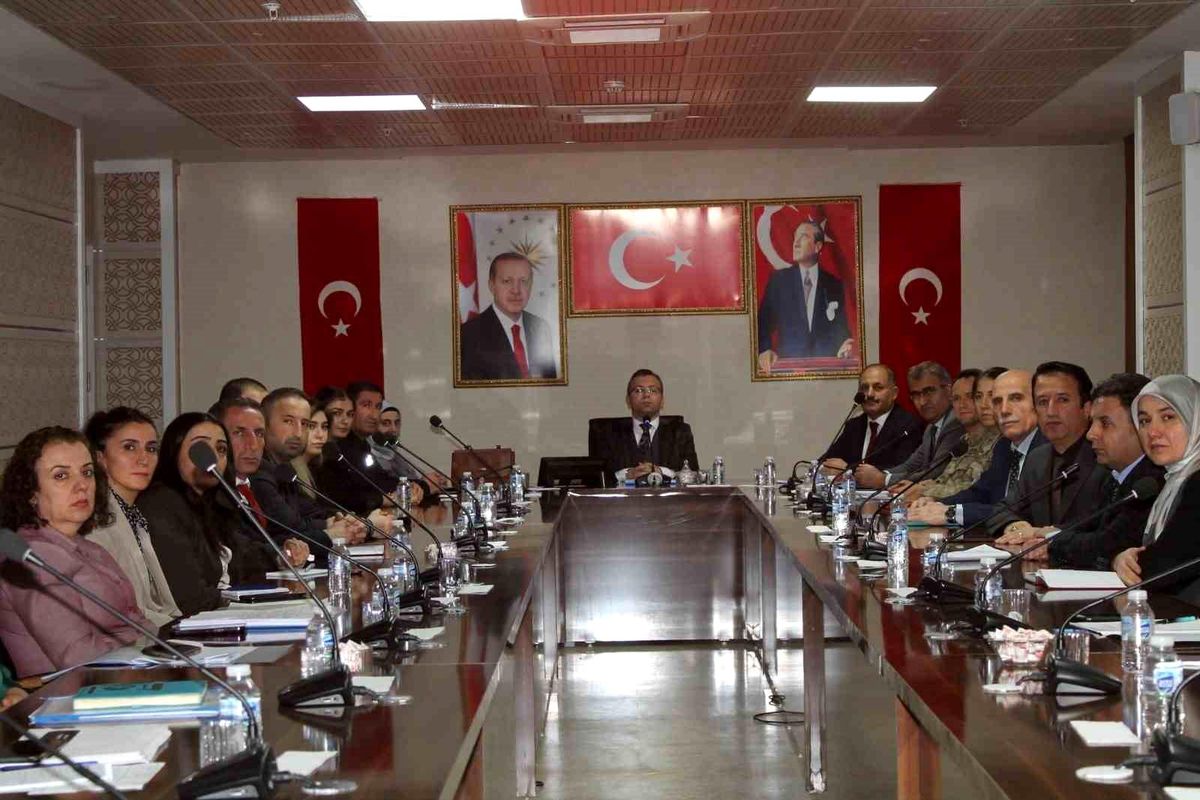 Hakkari'de Kadına Yönelik Şiddetle Mücadele Toplantısı Yapıldı