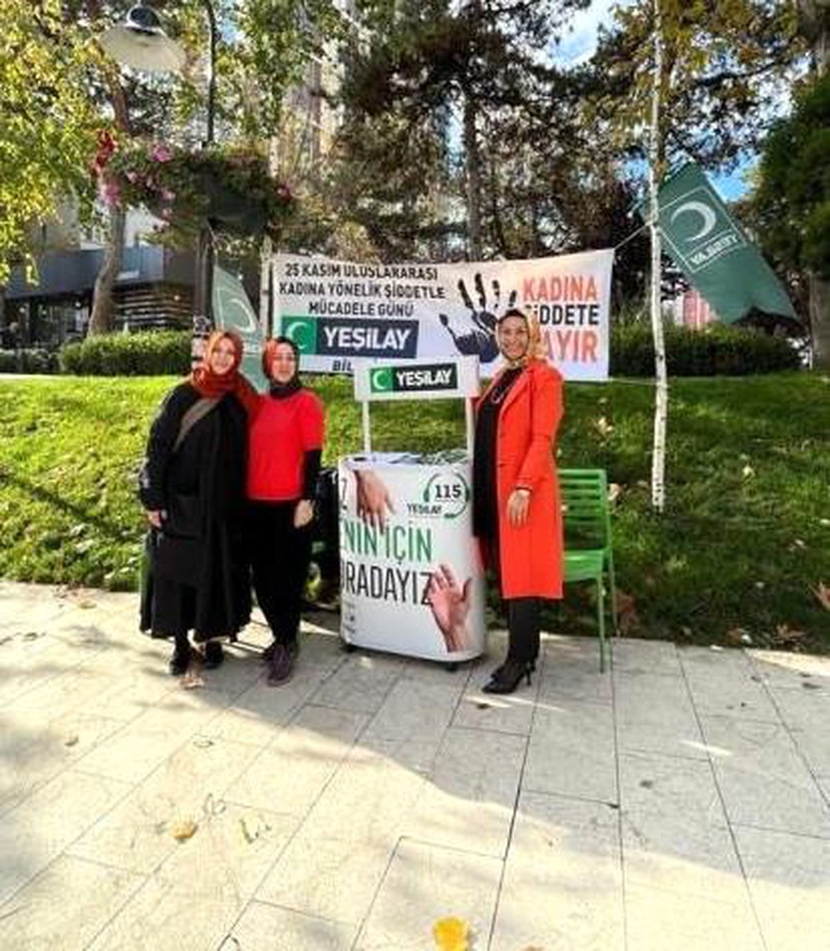 Bilecik'te Kadına Yönelik Şiddete Dikkat Çeken Farkındalık Standı Kuruldu