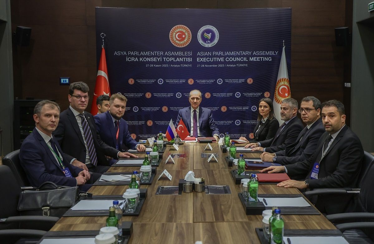 TBMM Başkanı Numan Kurtulmuş, Rusya ile ilişkileri görüştü