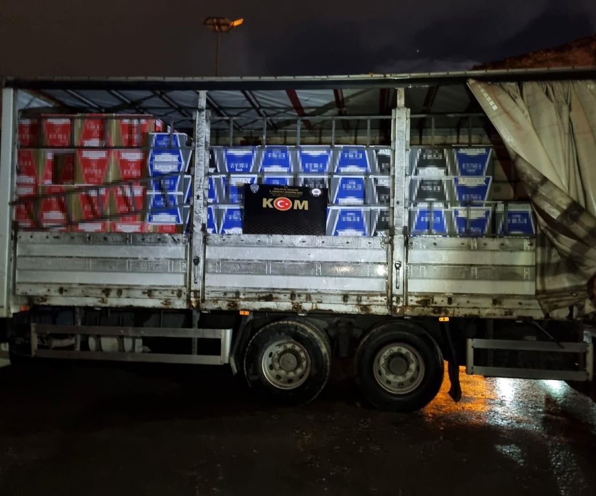Malatya'da 5 milyon 500 bin boş makaron ele geçirildi