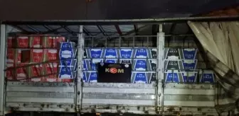 Malatya'da 5 Milyon 550 Bin Gümrük Kaçağı Makaron Ele Geçirildi
