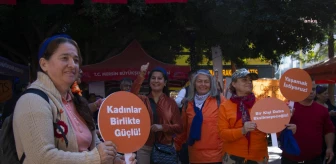 Mersin'de Kadına Yönelik Şiddetle Mücadele Günü Etkinliği Düzenlendi