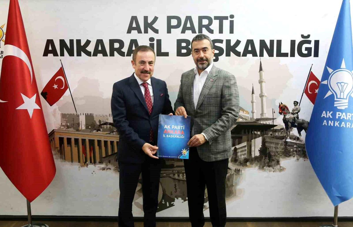 Ankaralılar Derneği Genel Başkanı Hilmi Yaman Yenimahalle Belediye Başkanlığına adaylık başvurusu yaptı