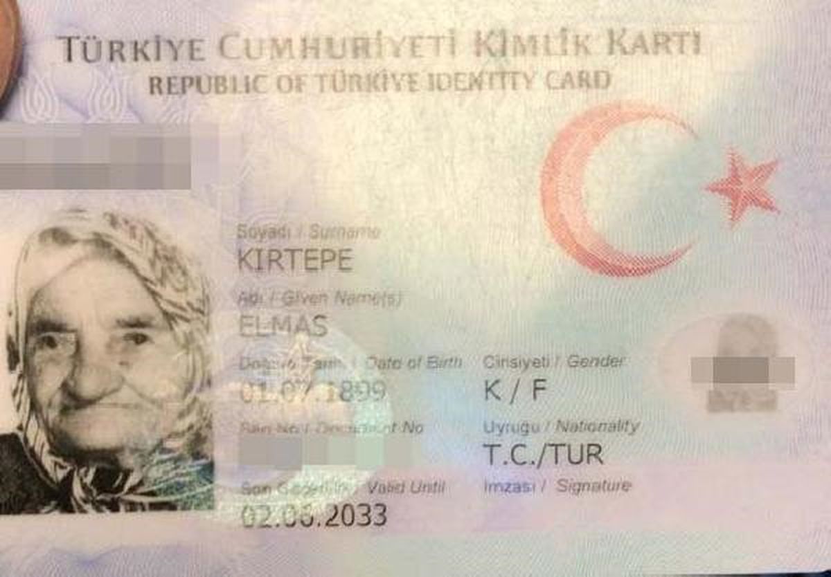 124 Yaşında Hayatını Kaybeden Elmas Kırtepe'nin Gizli Yaşı Ortaya Çıktı