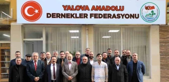 Çiftlikköy Belediye Başkanı Yalova Anadolu Dernekler Federasyonu'nun Kahvaltı Organizasyonuna Katıldı