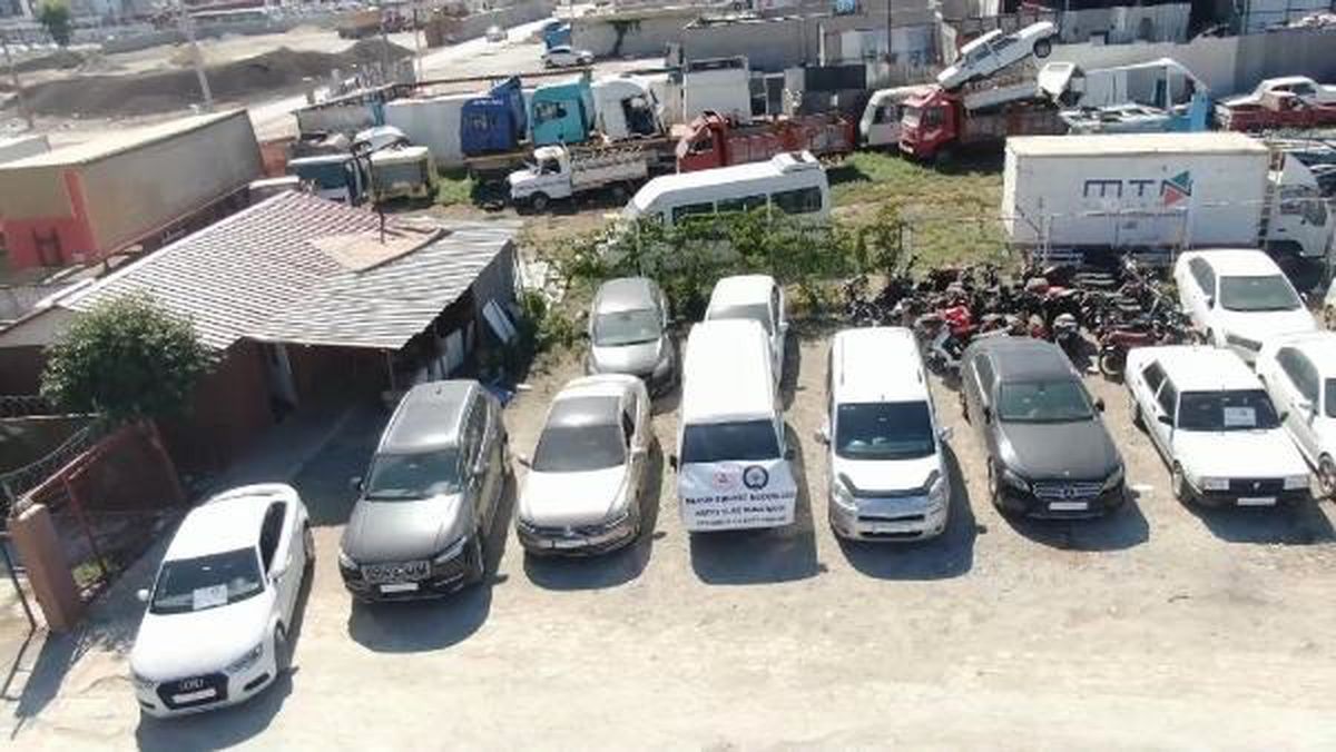 Mersin'de Çalıntı ve Hacizli Araçlara Yönelik Operasyon