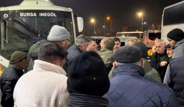 Çalıntı tur otobüsü İnegöl'de yakalandı Çalıntı tur otobüsü İnegöl'de yakalandı