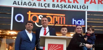 CHP Aliağa Belediye Başkan Aday Adayı Barış Eroğlu Miting Gibi Açıklama Yaptı
