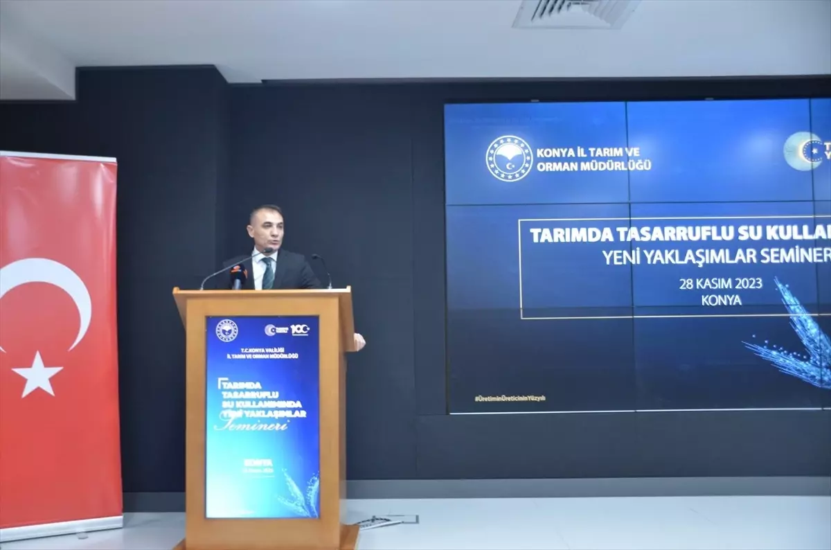 konya'da 'Tarımda Tasarruflu Su Kullanımında Yeni Yaklaşımlar' sempozyumu düzenlendi