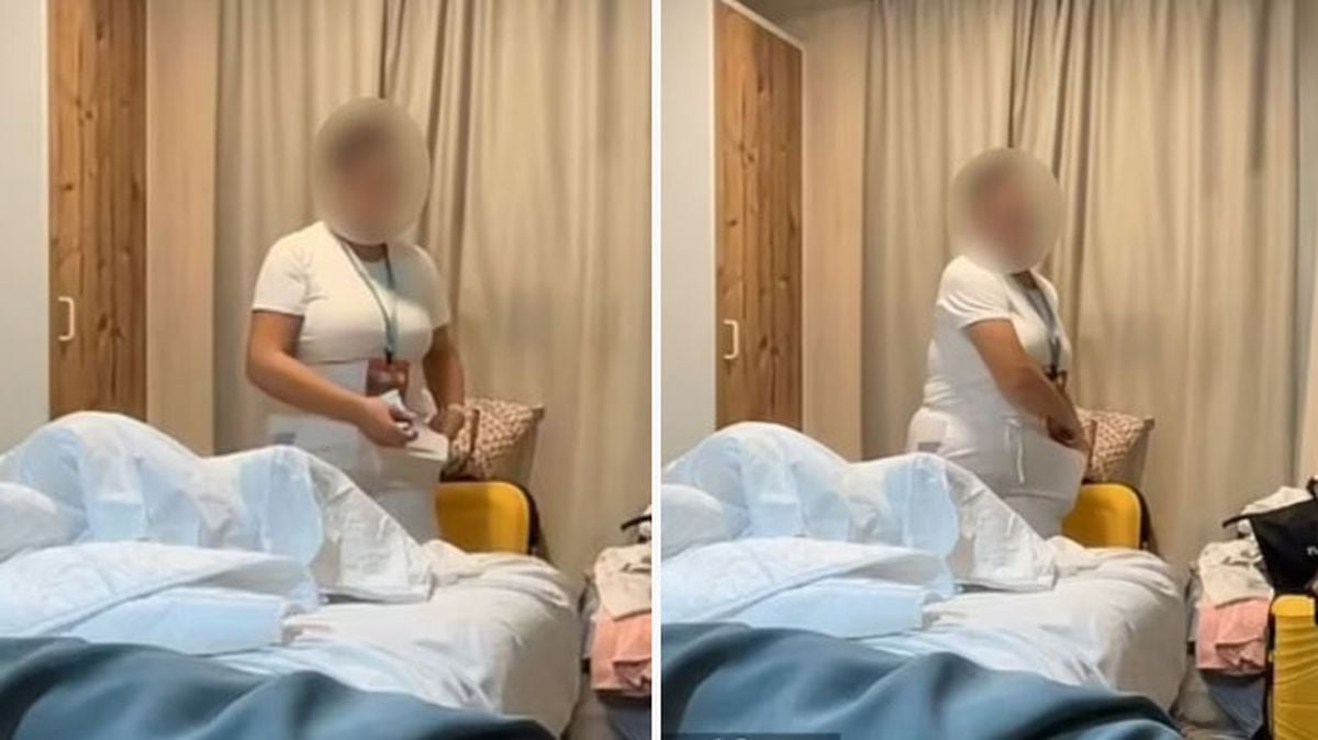 Sürekli eşyaları çalınan çift, hırsızı odaya yerleştirdikleri gizli kamerayla yakaladı! Her şeyi sütyenine sıkıştırmış