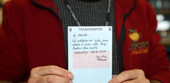 Trabzonsporlu Futbolcuların Kafeteryaya Bıraktığı Not Duygulandırdı