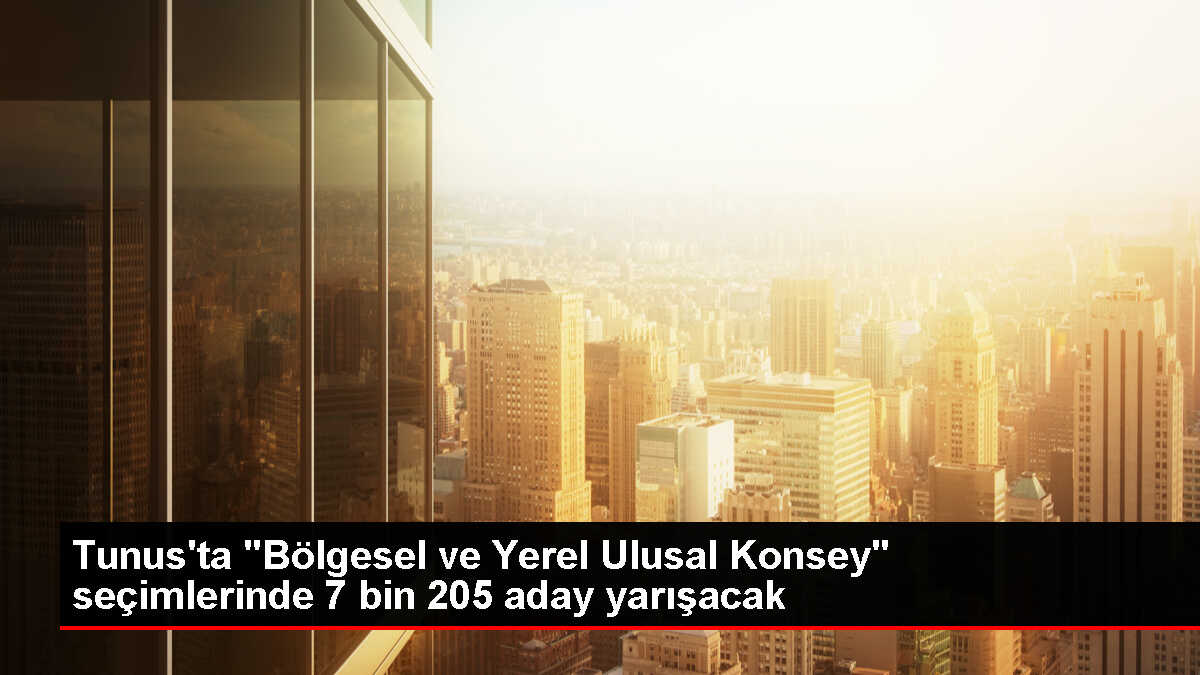 Tunus'ta 'Bölgesel ve Yerel Ulusal Konsey' seçimlerinde 7 bin 205 aday yarışacak