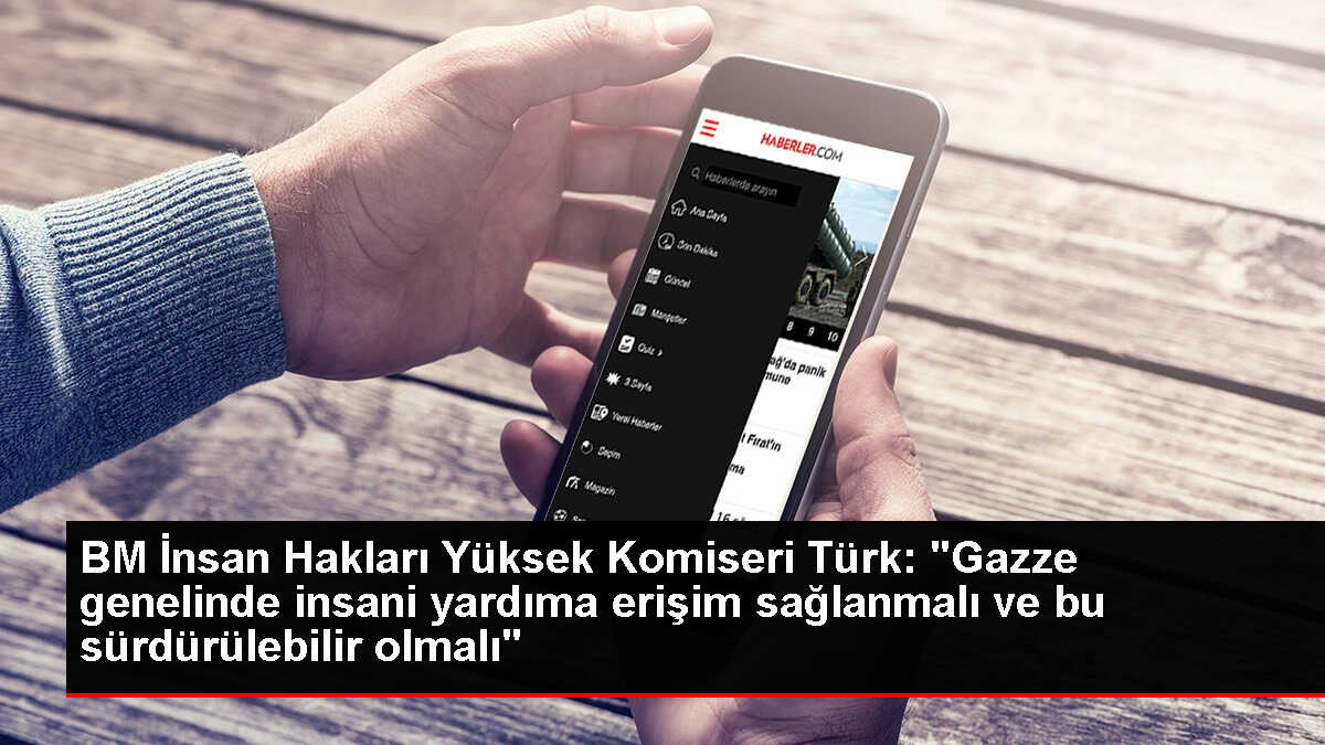 BM Yüksek Komiseri Türk, 'Gazze'de ateşkesin uzatılması' yönünde çağrıda bulundu