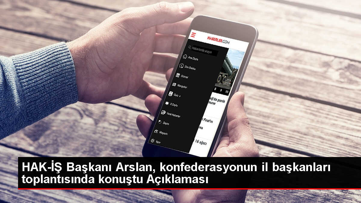 HAK-İŞ Genel Başkanı Mahmut Arslan, adaletsiz vergi sistemi hakkında konuştu
