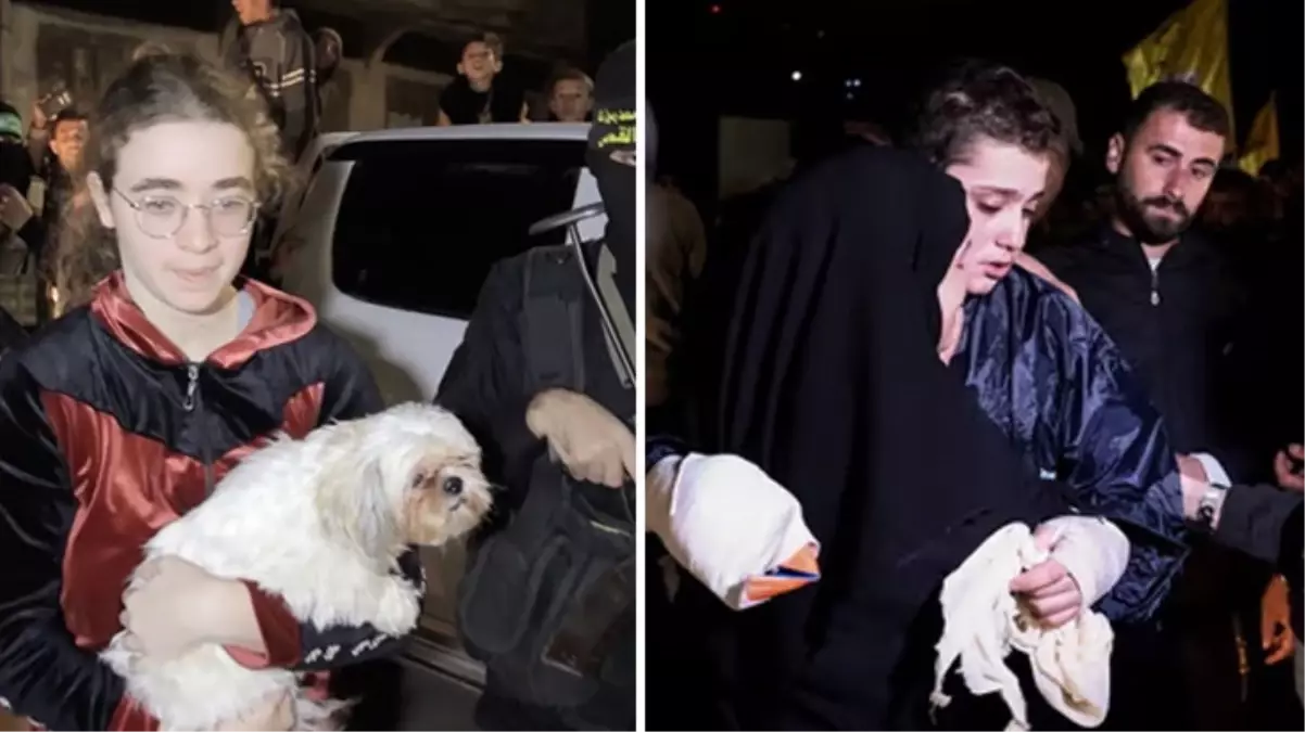 Hamas, İsrailli rehineyi köpeğiyle birlikte serbest bıraktı