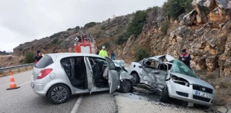 Isparta'da kaza: 1 ölü, 4 yaralı