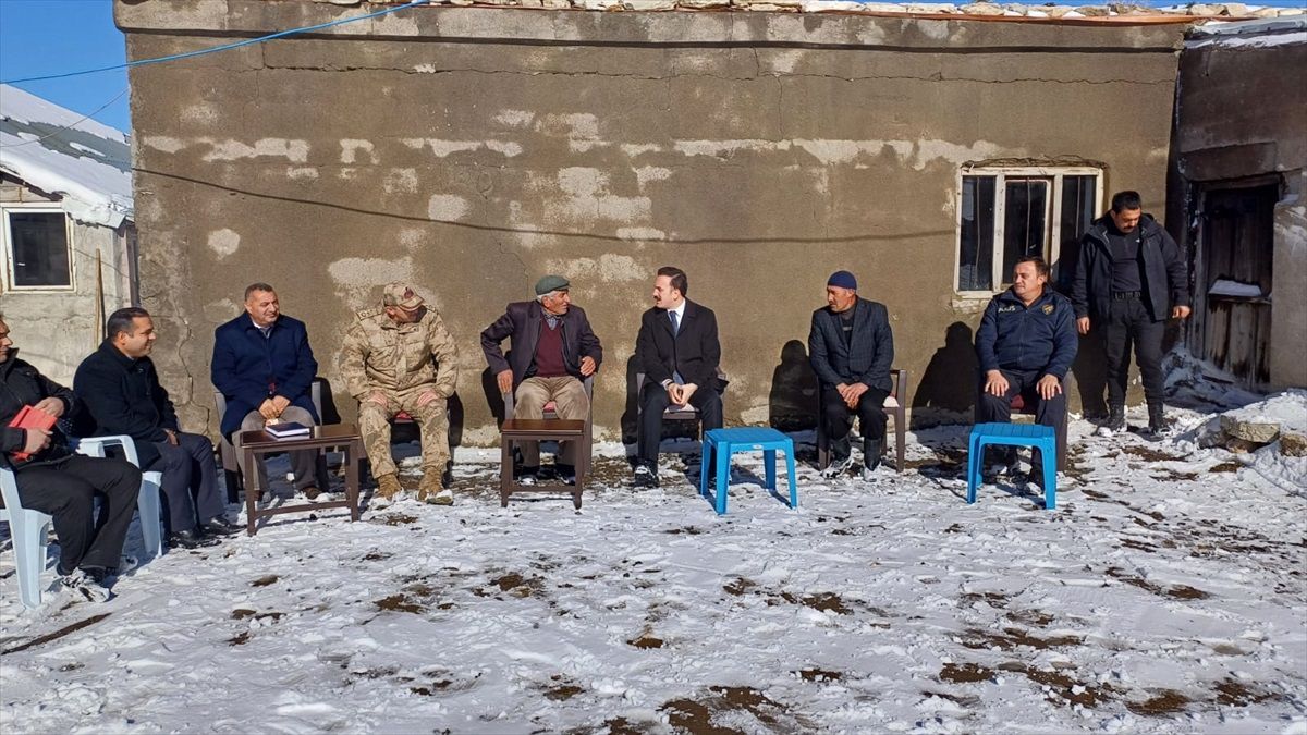 Muş'un Malazgirt Kaymakamı Köyleri Ziyaret Etti
