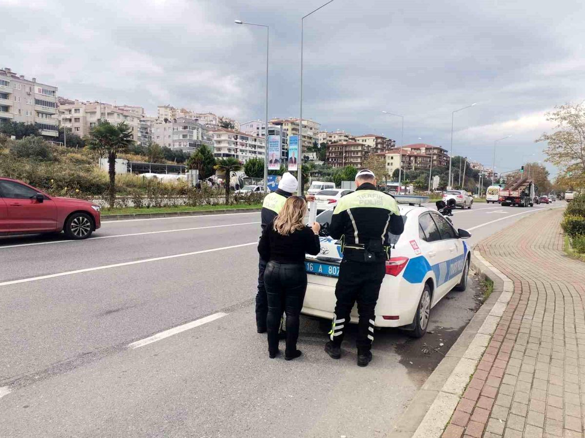 Bursa Mudanya'da Radar Hız Denetiminde 28 Sürücüye Cezai İşlem Uygulandı