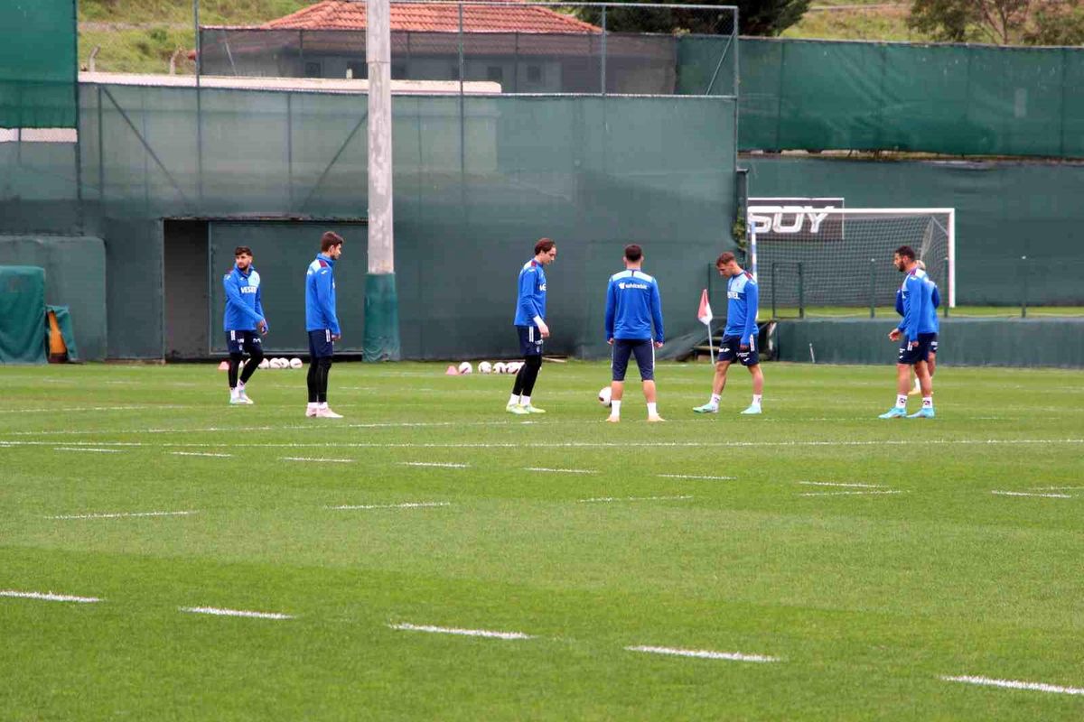 Trabzonspor, Kayserispor maçı için hazırlıklarını sürdürdü