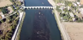 Edirne'de yağışlarla birlikte nehir debileri arttı