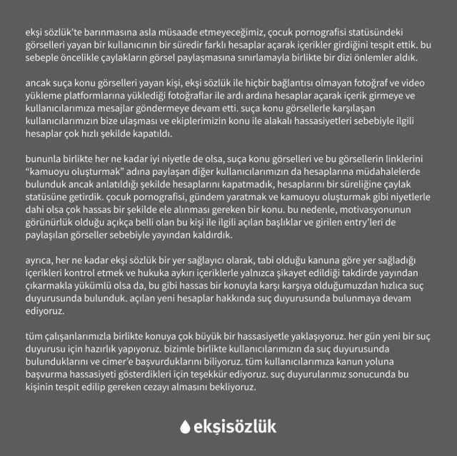 Ekşisözlük'te pedofili skandalı! Bakanlık görüntüleri paylaşan yazarı arıyor