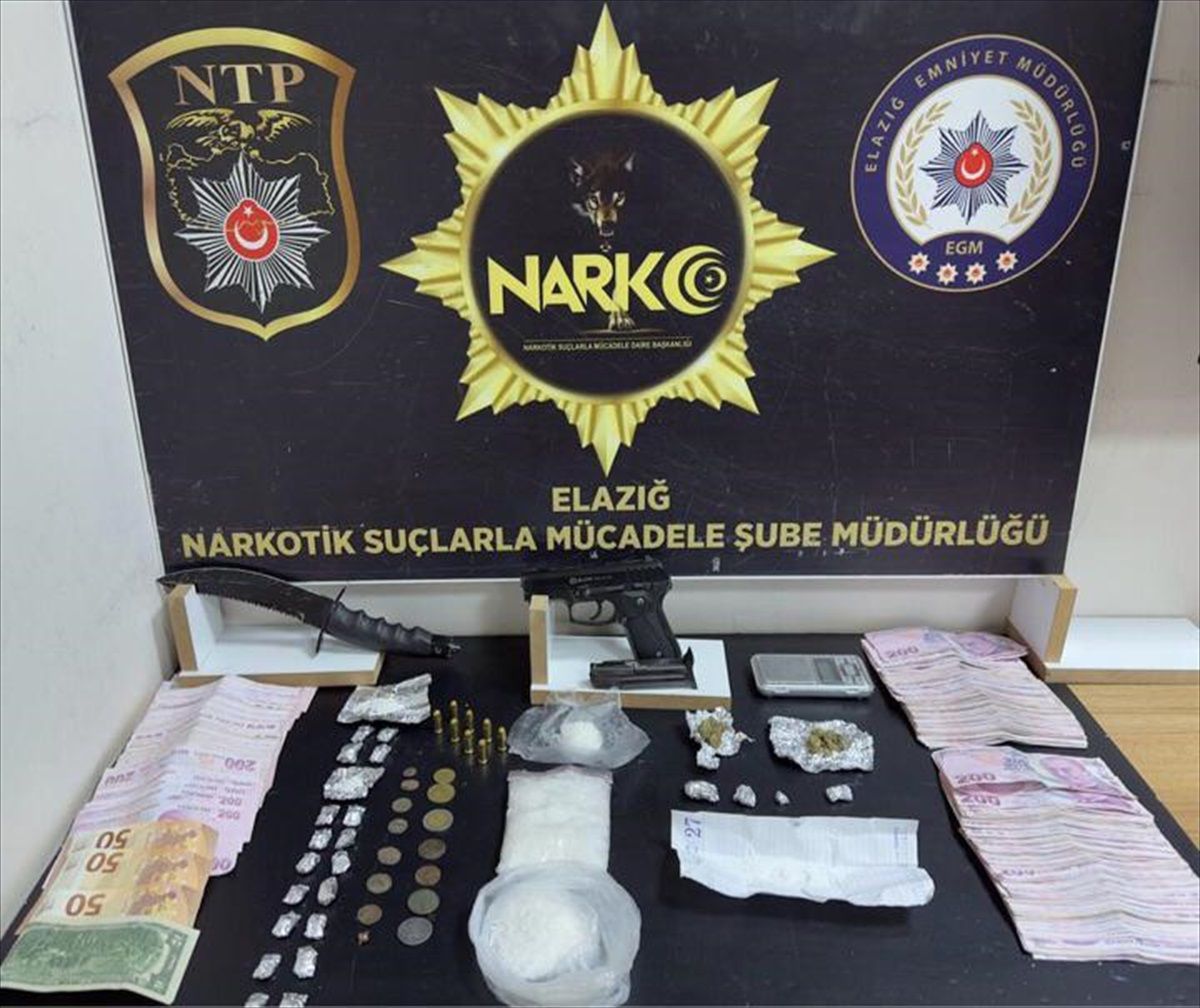 Elazığ'da Uyuşturucu Operasyonu: 8 Şüpheli Gözaltına Alındı