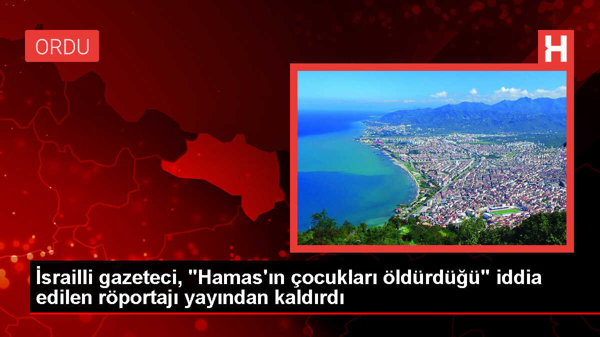 İsrailli Gazeteci İddialı Röportajı Sosyal Medyadan Kaldırdı