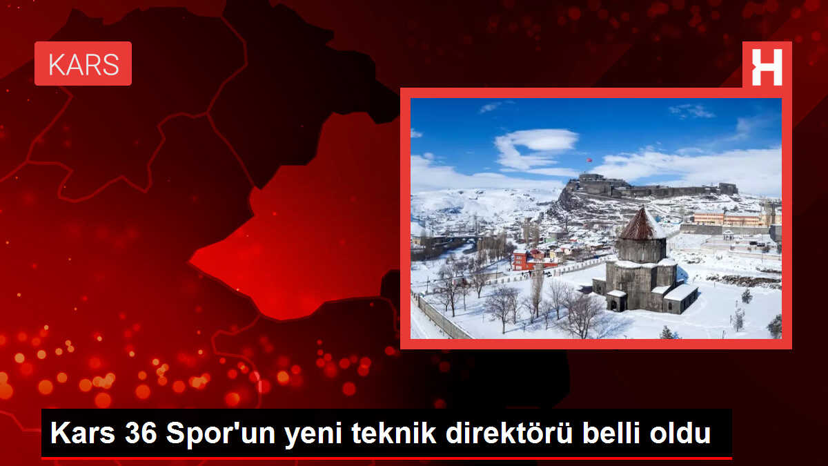 Kars 36 Spor'un yeni teknik direktörü belli oldu