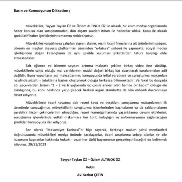 Özlem ve Tayyar Öz hakkında neden soruşturma başlatıldı? Tayyar Öz neden açığa alındı, son durum nedir?