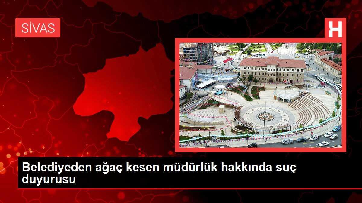 Belediyeden ağaç kesen müdürlük hakkında suç duyurusu