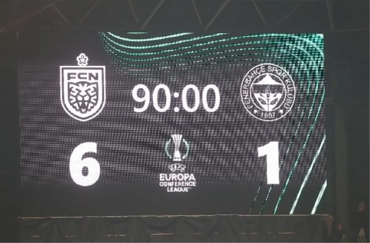 Fenerbahçe, Nordsjaelland karşısında tarihi bir mağlubiyet aldı