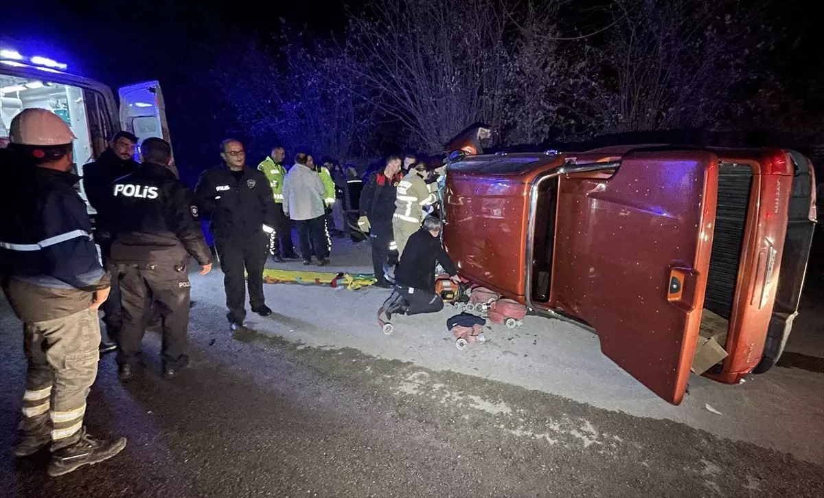 Safranbolu'da trafik kazası: Sürücü ağır yaralandı