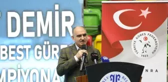 Mahmut Demir Büyükler Serbest Güreş Türkiye Şampiyonası Konya'da Başladı