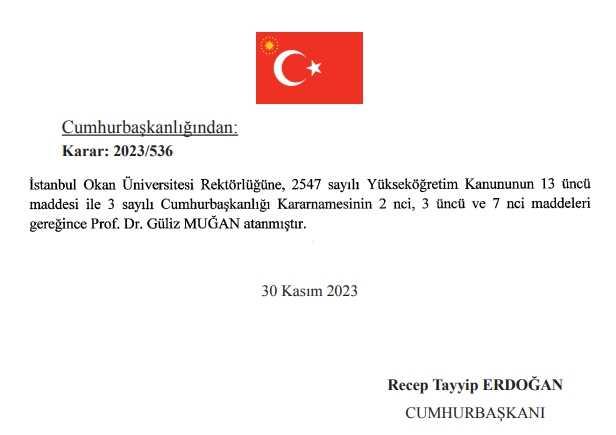 Rektör Güliz Moğan kimdir? İstanbul Okan Üniversitesi'nin yeni rektörü kim oldu?