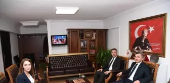 Antalya Valisi Hulusi Şahin, Kemer Kaymakamı Ahmet Solmaz ve Kemer Cumhuriyet Başsavcısı Gamze Almalı'yı ziyaret etti