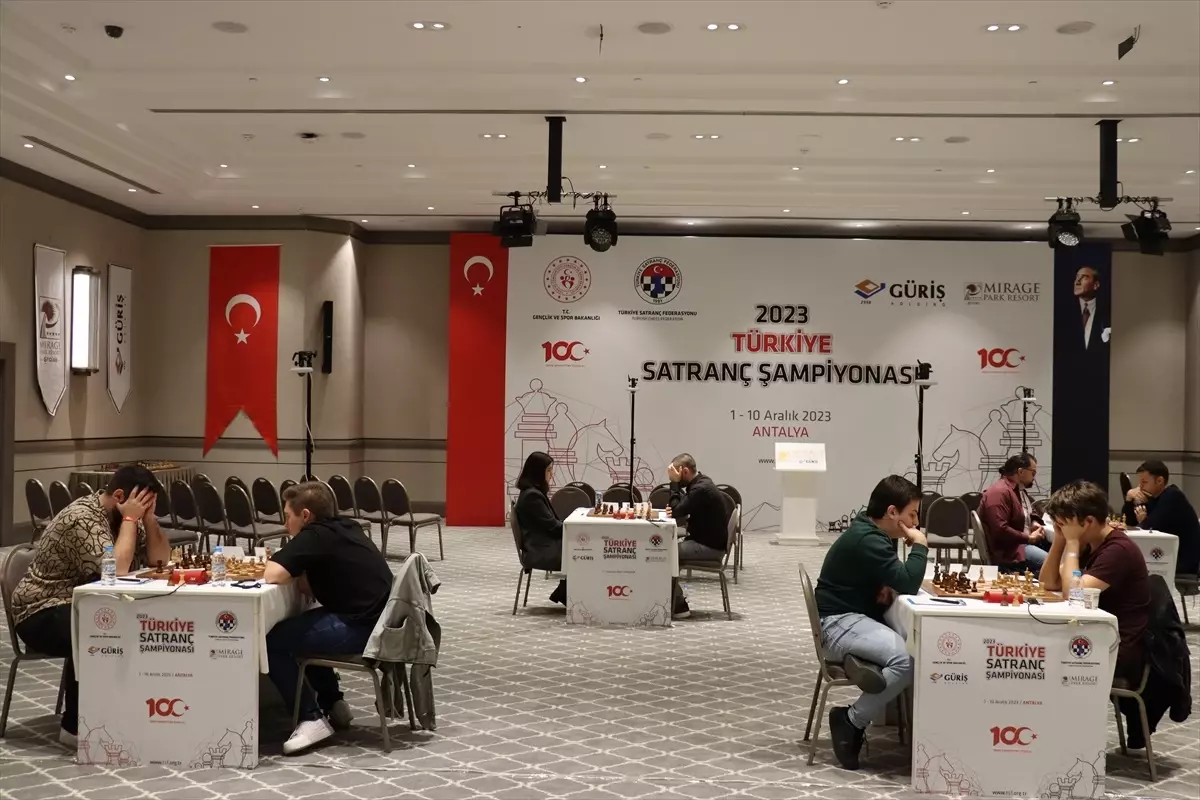 Türkiye Satranç Şampiyonası Antalya'da Başladı