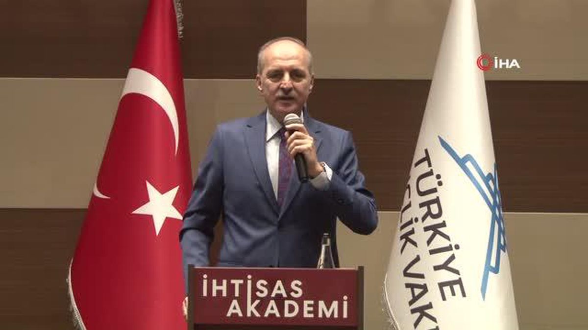 TBMM Başkanı Numan Kurtulmuş, TÜGVA İhtisas Akademisi Lansman Programı'nda konuştu