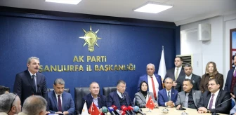 TBMM Başkanvekili Bozdağ, AK Parti Şanlıurfa İl Başkanlığında konuştu Açıklaması
