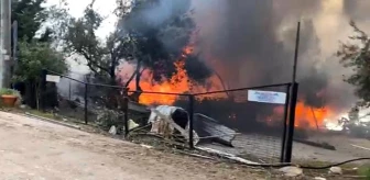 Çanakkale'de restoranda yangın çıktı