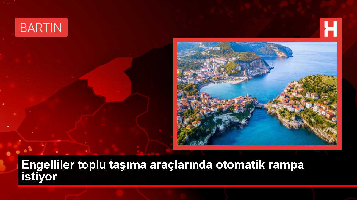 Doğuştan tekerlekli sandalyeli engelli, toplu taşıma araçlarında otomatik rampa istiyor