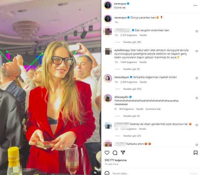 Eski sevgilisi Umut Evirgen evlenirken yayınladı! Serenay Sarkıya'dan olay yaratan video Eski sevgilisi Umut Evirgen evlenirken yayınladı! Serenay Sarkıya'dan olay yaratan video