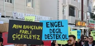 Iğdır'da Engelliler Günü'nde Farkındalık Yürüyüşü Düzenlendi