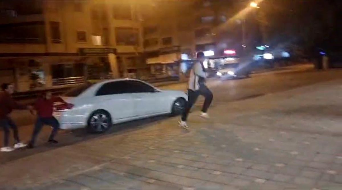 Adana'nın Kozan ilçesinde taşlı sopalı kavga çıktı