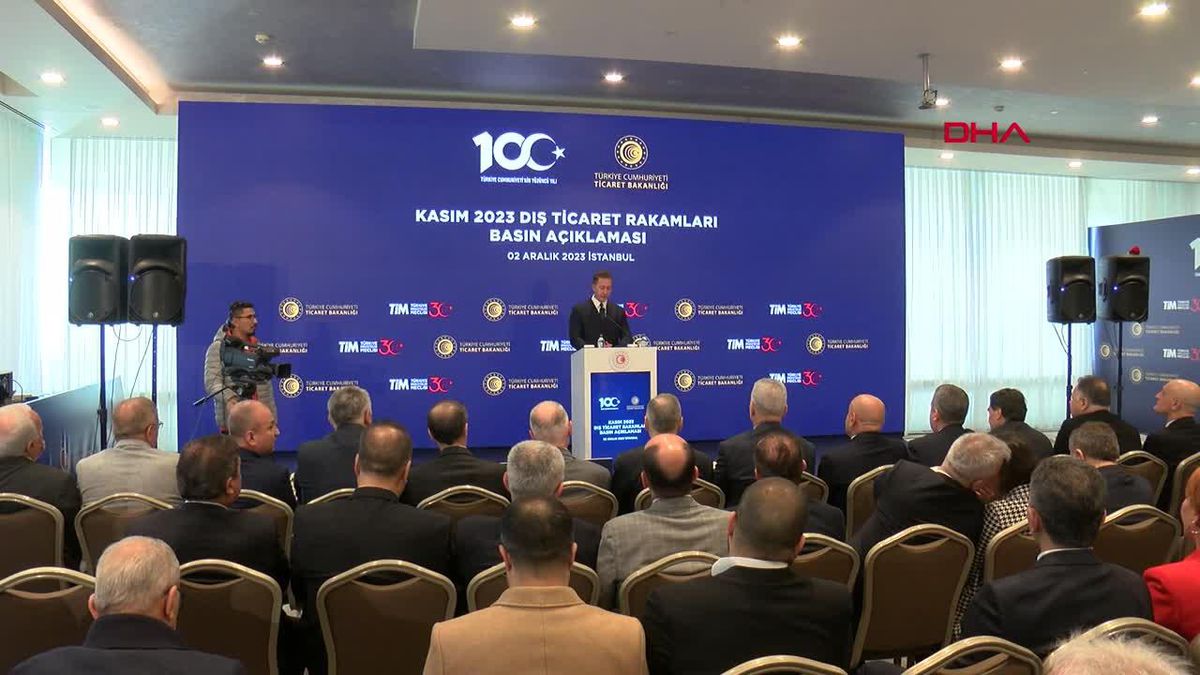 Ticaret Bakanı Ömer Bolat Kasım Ayı Dış Ticaret Rakamlarını Açıkladı