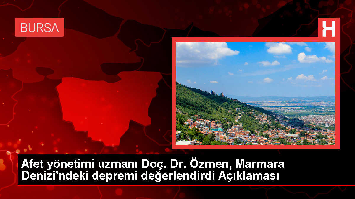 Marmara Denizi Gemlik Körfezi'ndeki Deprem Uzmanları Endişelendirdi