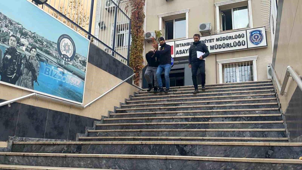 Kağıthane'de park halindeki motosikleti çalan şüpheli adliyeye sevk edildi